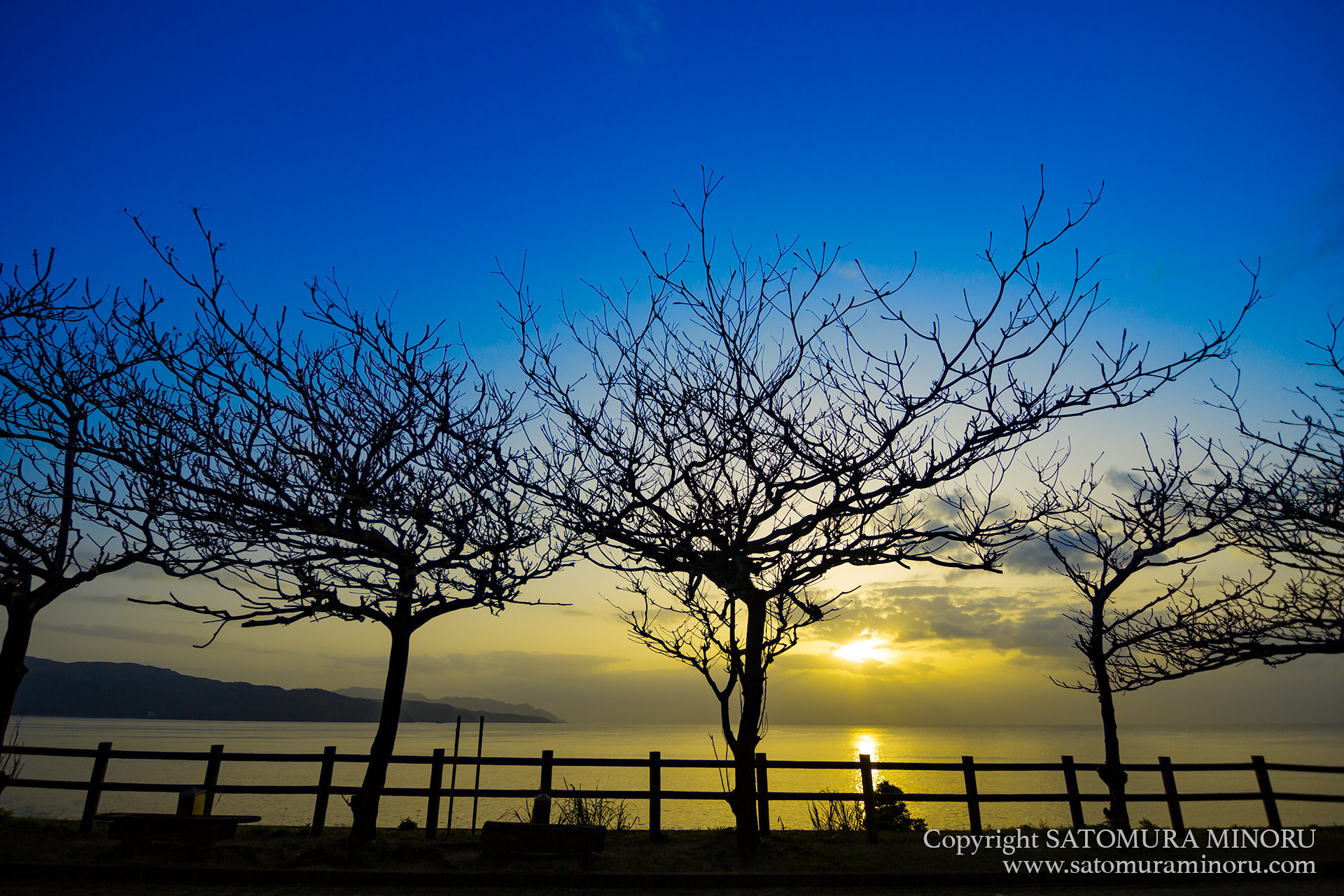 大浜海浜公園の夕日